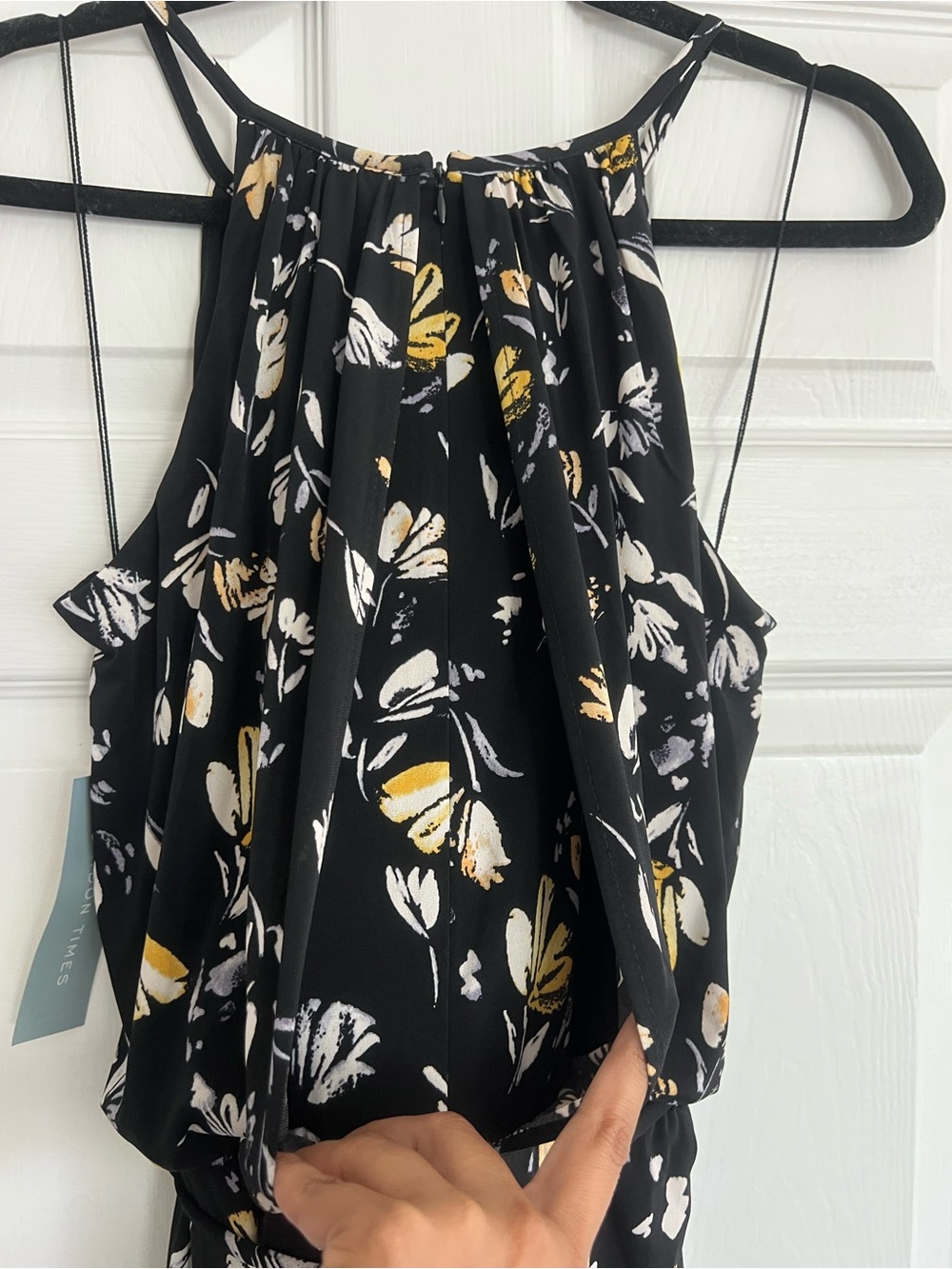 London times Yellow & White Floral Print